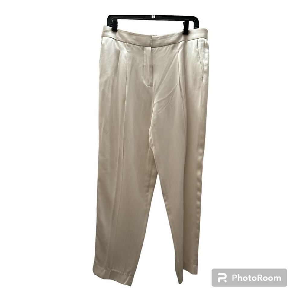 Vince Camuto Women's High Waisted Elastic Waist Ankle Length Dress Pants Size 8